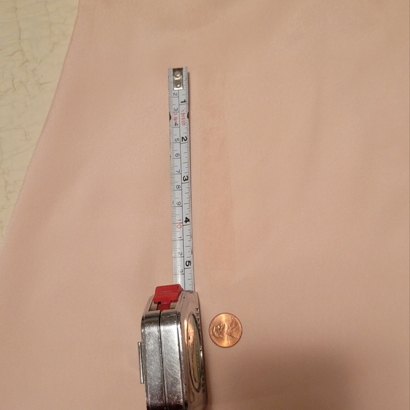 AUTHENTI-Chloé Lingerie Sleepwear/slip Dress Mini Vintage 1970s Baby Pink size L - Picture 16 of 16